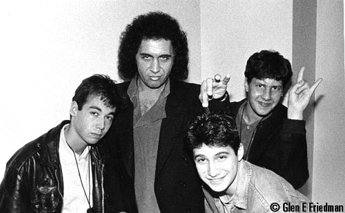 Photo by Glen E Friedman Beastie Boys with Gene Simmons