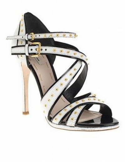 Sxsy Image on This Miu Miu Studded X Band Sandal Is A Proposition For Women Who Love