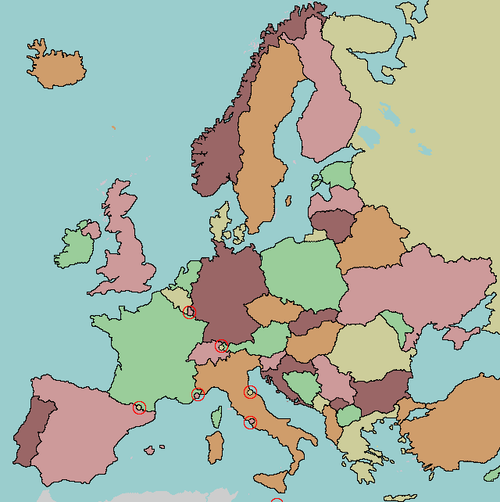 blank map of western europe countries. lank map of western europe