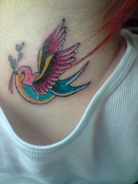 I got a swallow as I like traditional old school tattoos and the swallow 