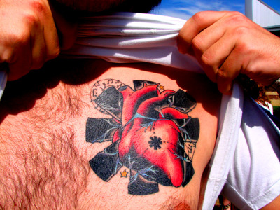  he wanted it to include a heart and the Red Hot Chili Peppers 