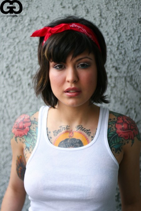 the-dame.com - alt model, sailor girl tattoos, getting frisky, 