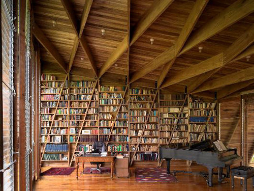 adamo:  il sogno di molti una libreria come questa (via) © photographs copyright christian richters