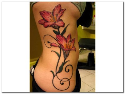 Hawaiian Flower Tattoos - Orchid, Plumeria and Hibiscus Tattoo Hellkey