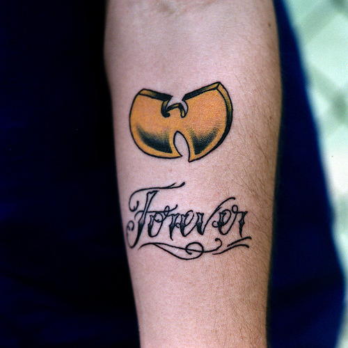 wu tang tattoo. Wu-Tang Forever.