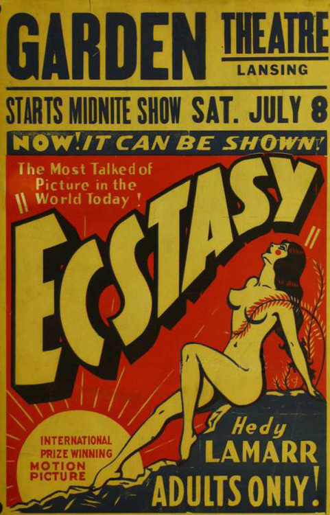Ecstasy, 1933.
-via thesweetestpsychopath:drakecaperton