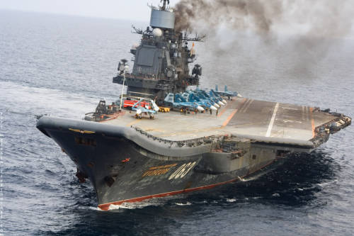 Orosz hadihajók Szíria partjainál