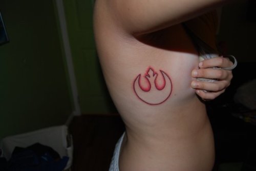 Second Tattoo, Star Wars Rebel Alliance Symbol