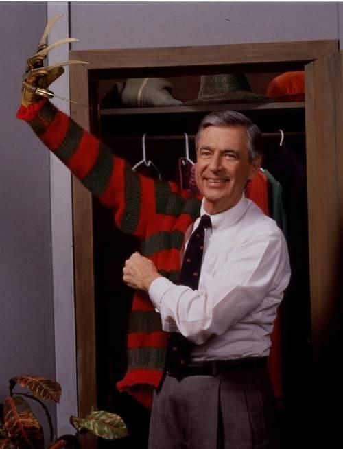 weird fact: Mr. Rogers had tattoos all over his arms, 