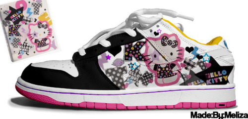 Hello Kitty Stars &amp; Lightning Bolts Nike Lo Another HK shoe.
