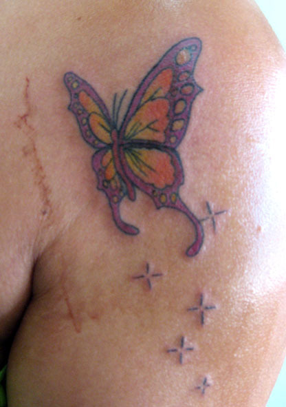 tattoo de borboletas. Tattoo Tatuagem de orboletas.