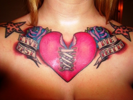 my eighth tattoo my finished chest piece