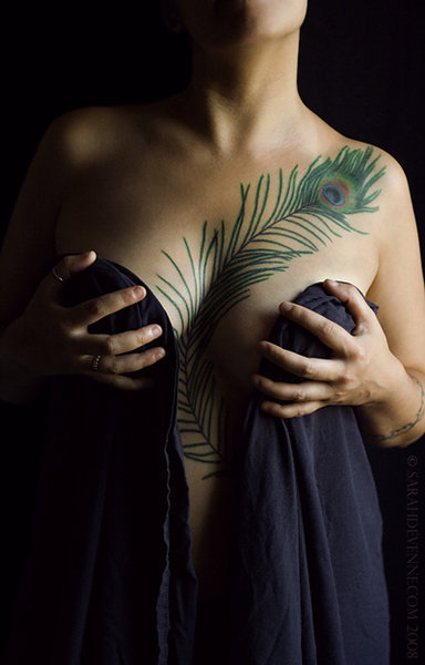 Tagged tattoo boobs tits nude peacock photography Notes 45