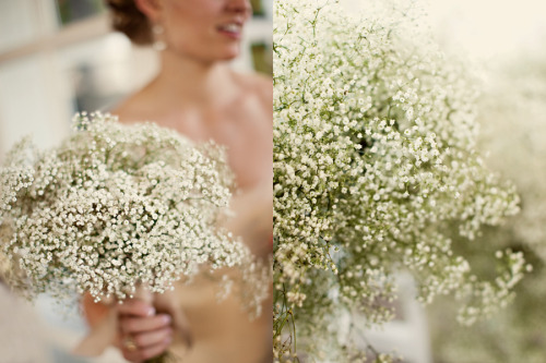 Stunning baby's breath bouquet Delicate yet rustic this'throwaway' flower