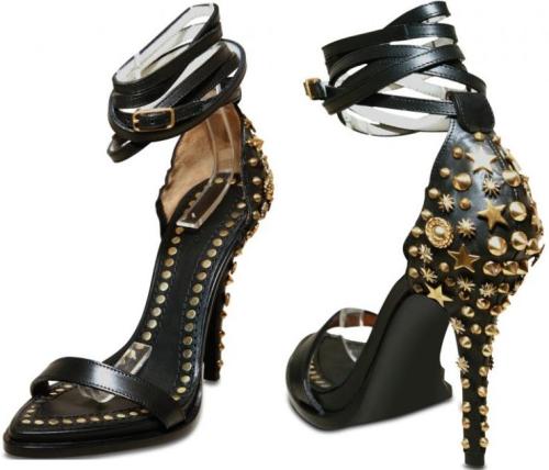 bootstrapperboy:  Givenchy Star Studded Ankle Strap Sandals