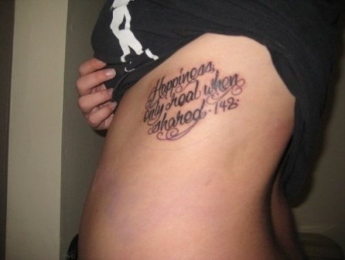 side tattoos of quotes. Family Tattoo Quotes