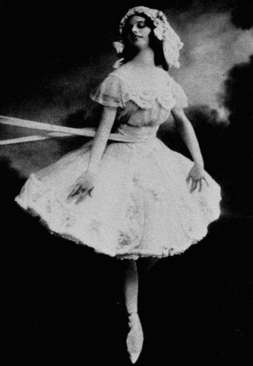 Anna Pavlova as Lise in the ballet La Fille Mal Gardee The Wayward 