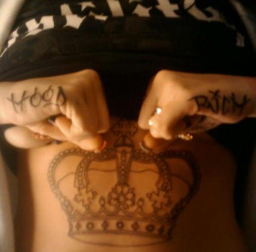 princess crown tattoos. copy my crown tattoo NOT