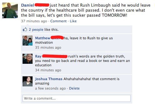 funny facebook comments. Best facebook comment ever.