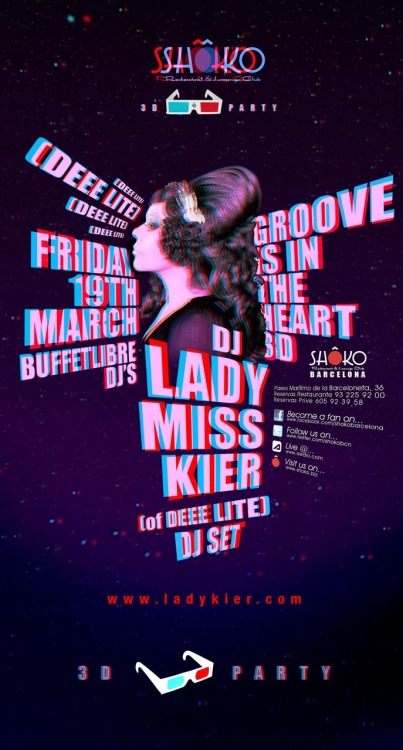 Miss Lady Kier in BARCELONA for a DEEEJAY SET March 19th I am looking 