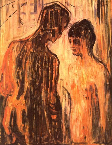 amore psiche. Edvard Munch, Amore e Psiche