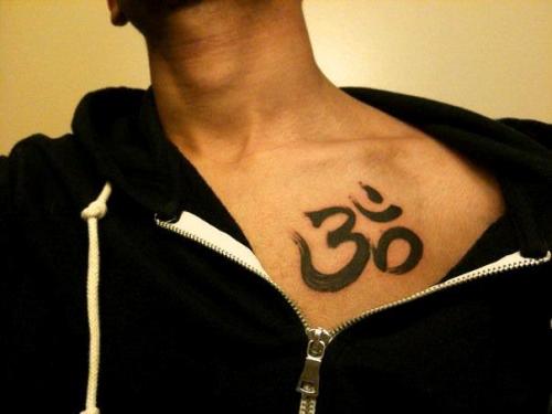 Aum, the first breath of creation and now the first page in my body&#