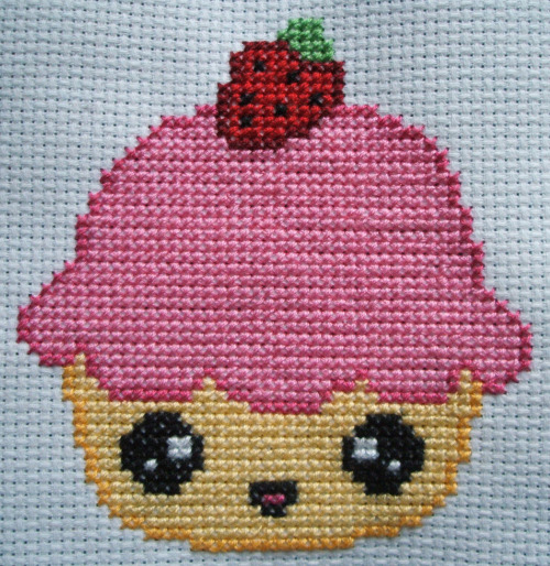 Cute cupcake cross stitch now available too