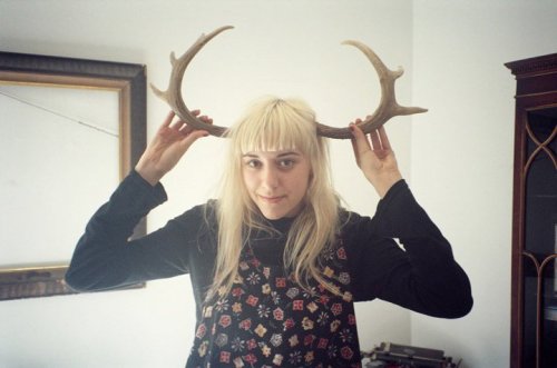 Girl with antlers via Kristina Diamond : http://www.kristinadiamond.com
