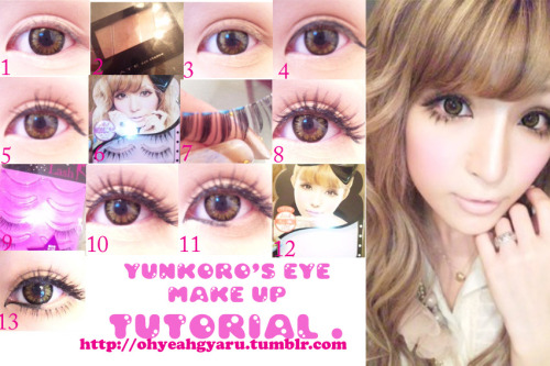 eye makeup tutorial. Yunkoro#39;s Eye-makeup Tutorial
