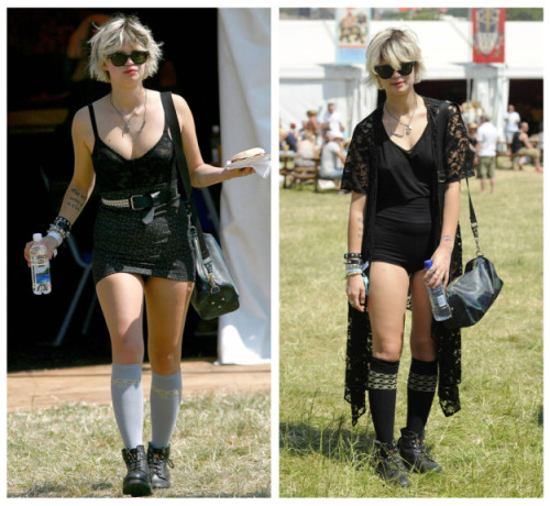 Pixie Geldof at Glastonbury Festival