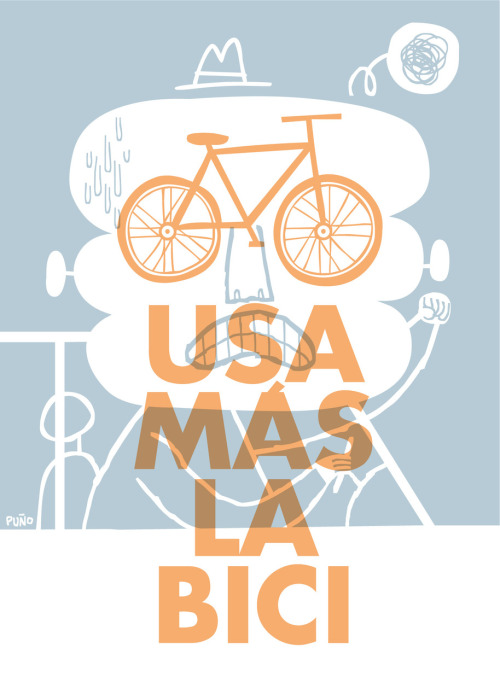 Use more your bike, a poster for Biernes.