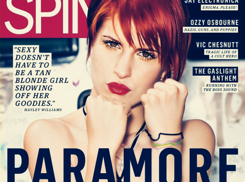 fuckyeahollywood Hayley Williams shows off her fiery red hair on the cover 