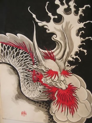 Posted July 7 2010 at 359pm in japanese traditional dragon art 1 note