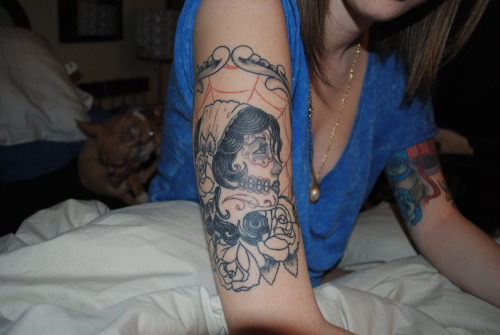 day of dead tattoos for women. fuckyeahtattoos: misselise: