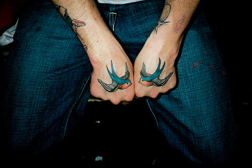 hands traditional tattoos