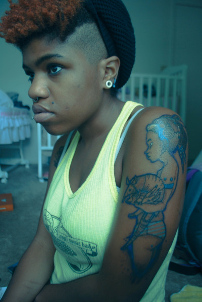 Color Tattoos On Dark Skinned People Black Hair Media Forum Page