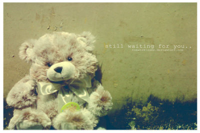 Continuo esperando por você.