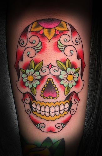 mexican day of the dead skull tattoo. Skull Day of the Dead
