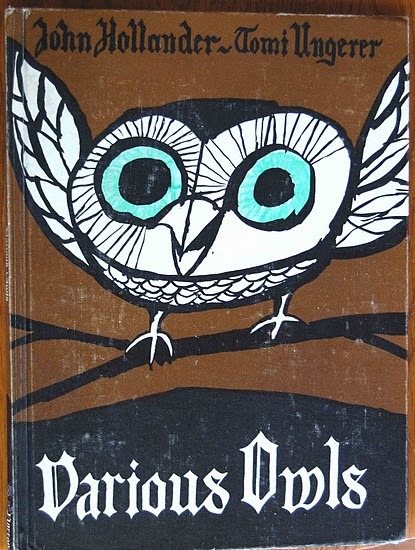 karenh:  A Book of Various Owls illustrated by Tomi Ungerer c. 1963(via Vintage Kids’ Books My Kid Loves)