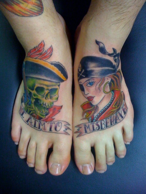 Finished my feet tattoos this