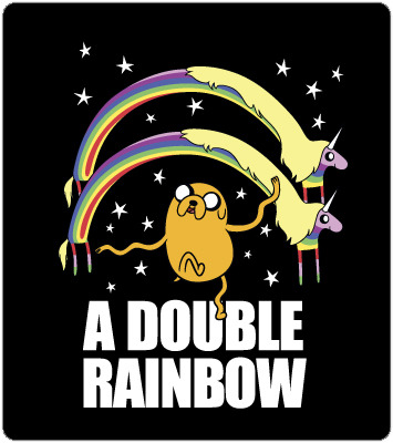  Fine’s Double Rainbow T-shirt for Cartoon Network’s Adventure ...