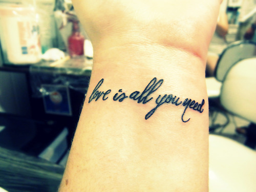  2010 10 notes Tags quotes text sayings writing tattoos love