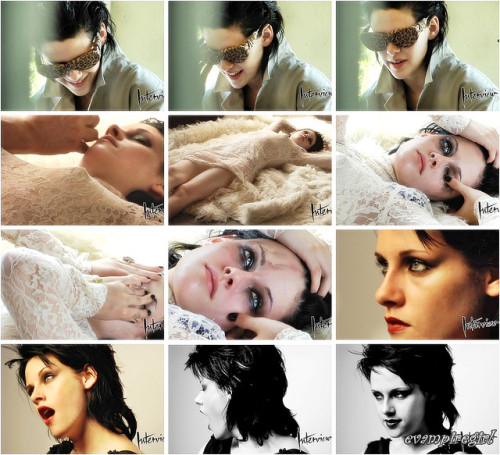 some screencaps from Behind The Scenes of Kristen Stewart&#8217;s Photoshoot for Interview Magazine