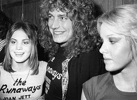 Joan Jett Robert Plant and Cherie Currie