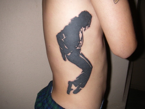 My Michael Jackson rib tattoo I got in July of 08