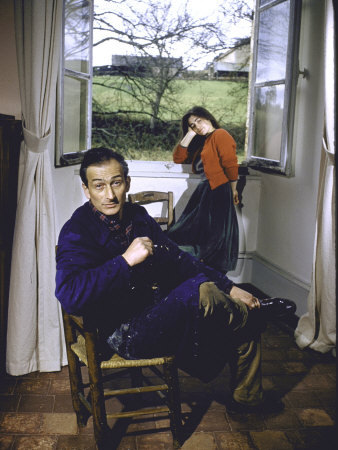 Balthus with his niece, Frederique Tison.