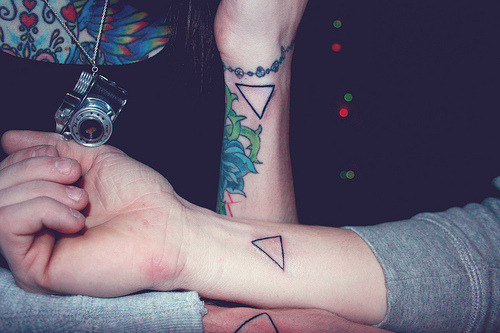  triangle hipster tattoo camera 34 notes