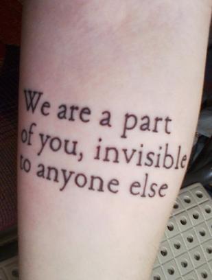 New Harry Potter Tattoo LOVE IT Source TattoLit The quote is from page 