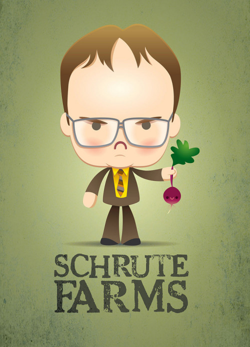 Reimagination of the Day: “Kawaii Dwight Schrute” by Jerrod Maruyama.
Beaws. Bweets. Battowsta Gawactica.
[flickr.]