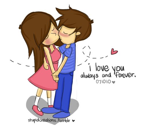 stupidcreations: “I love you, always and forever”. (special-request